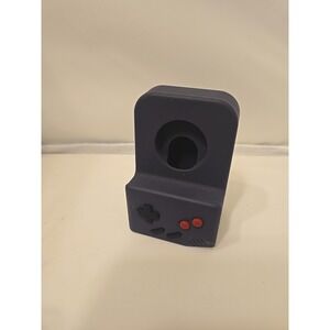 Retro GameBoy Console Charging Dock Apple Watch Charcoal Silicone Nightstand